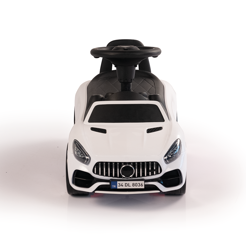 Dolu Ride-on Car with Horn White for Toddlers