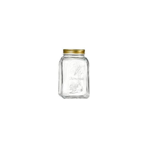 Ritzenhoff & Breker Vorratsglas "Homemade", 0,55 Liter aus Glas, mit Deckel, eckige Form, - 6 Stück (807554) afbeelding 1