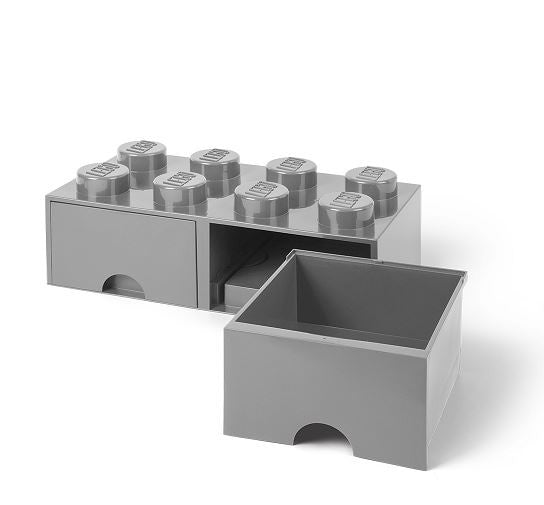 Room Copenhagen LEGO Brick Drawers 8 Grey (40061740)