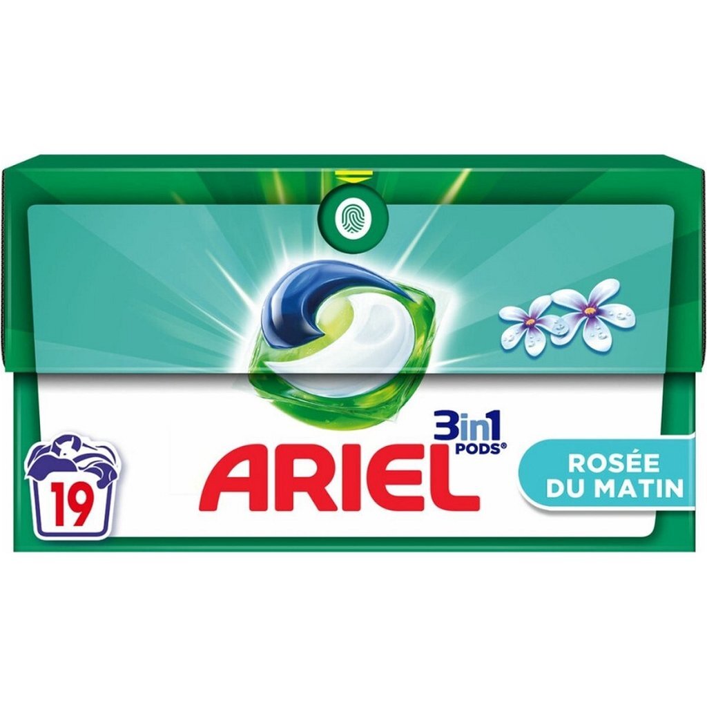 Ariel Original 3-in-1 Detergent Capsules Morning Dew 19 Pieces