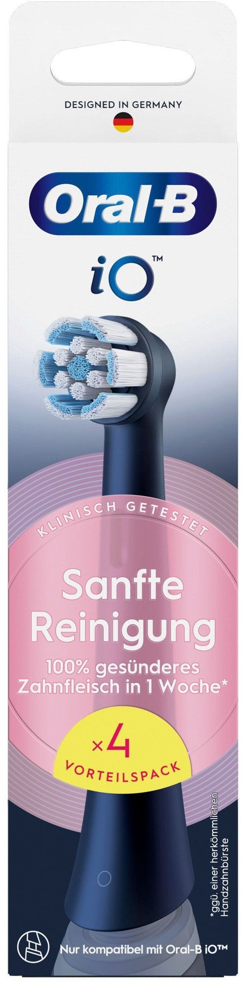 Braun Aufsteckbürste Mundpflege-Zubehör EB iO SanfteReisw4er (194631) afbeelding 3