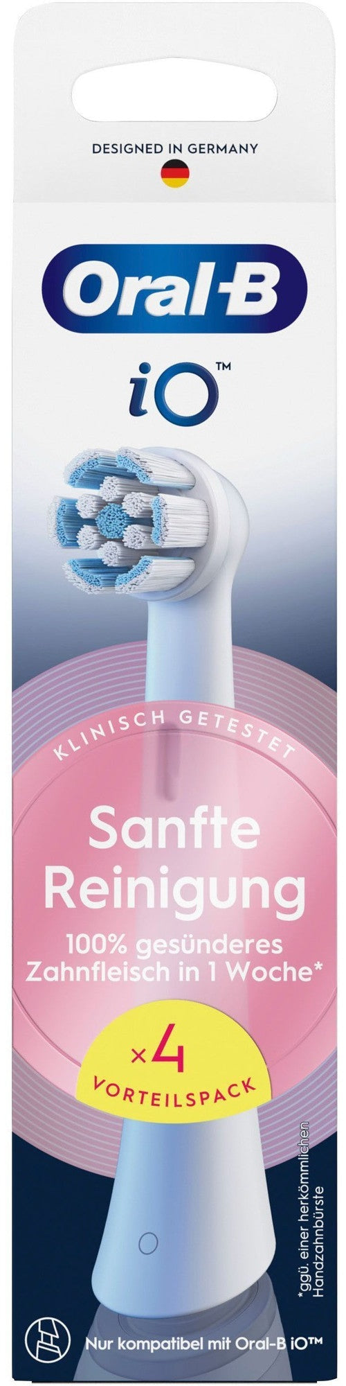 Braun Aufsteckbürste Mundpflege-Zubehör EB iO SanfteReiws4er (194877) - 8700216194877 - image 3