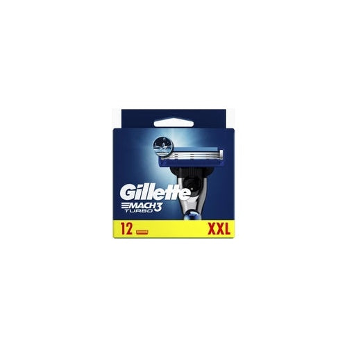 Gillette Rasierklingen Mach3 Turbo 12 Stück (8700216503679) afbeelding 1