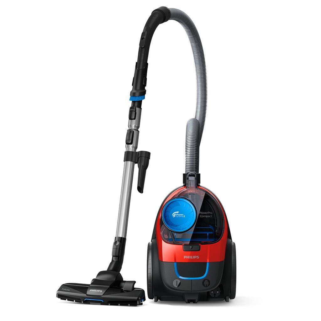Philips FC9330/09 PowerPro Compact Bagless Vacuum Cleaner 900W Black/Red