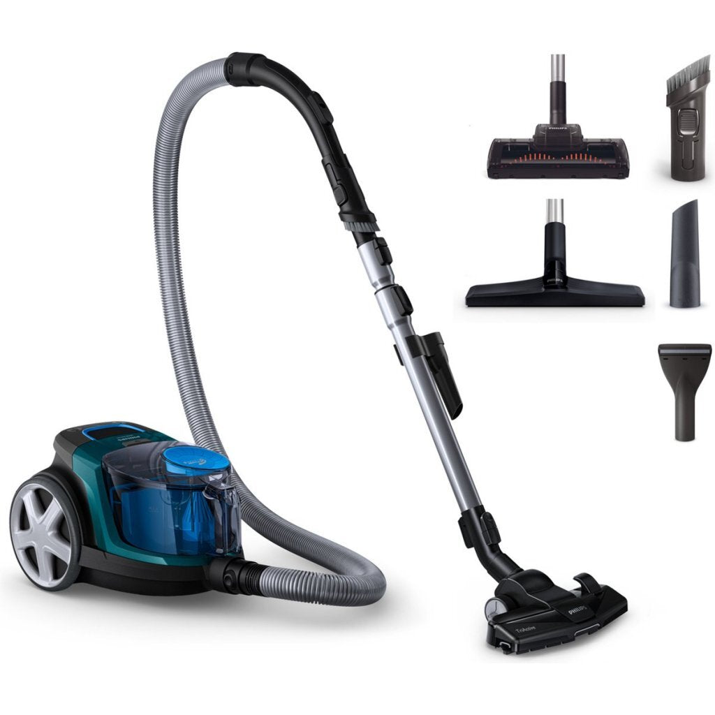 Philips FC9334/09 PowerPro Compact Vacuum Cleaner 900W Black/Blue/Green/Gray