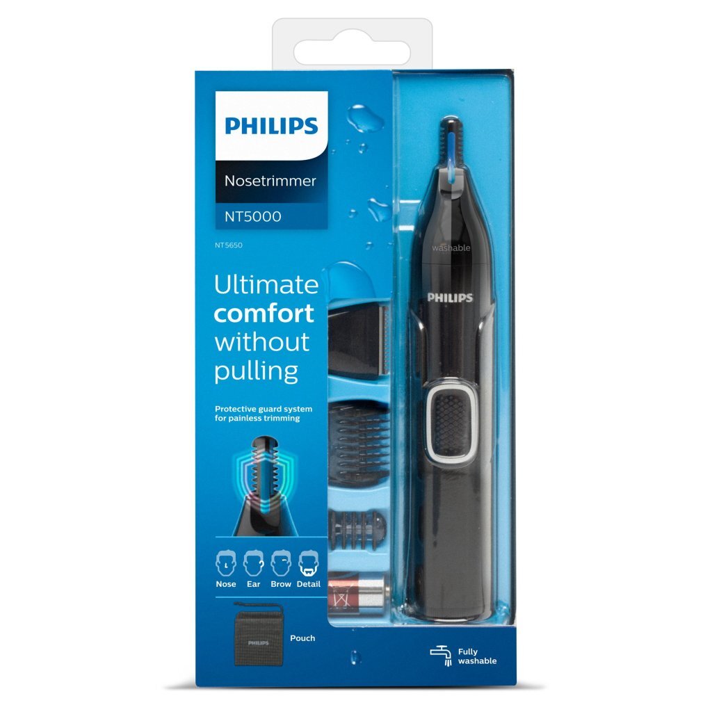 Philips NT5650/16 Series 5000 Nose, Ear, Eyebrow and Detail Trimmer Black