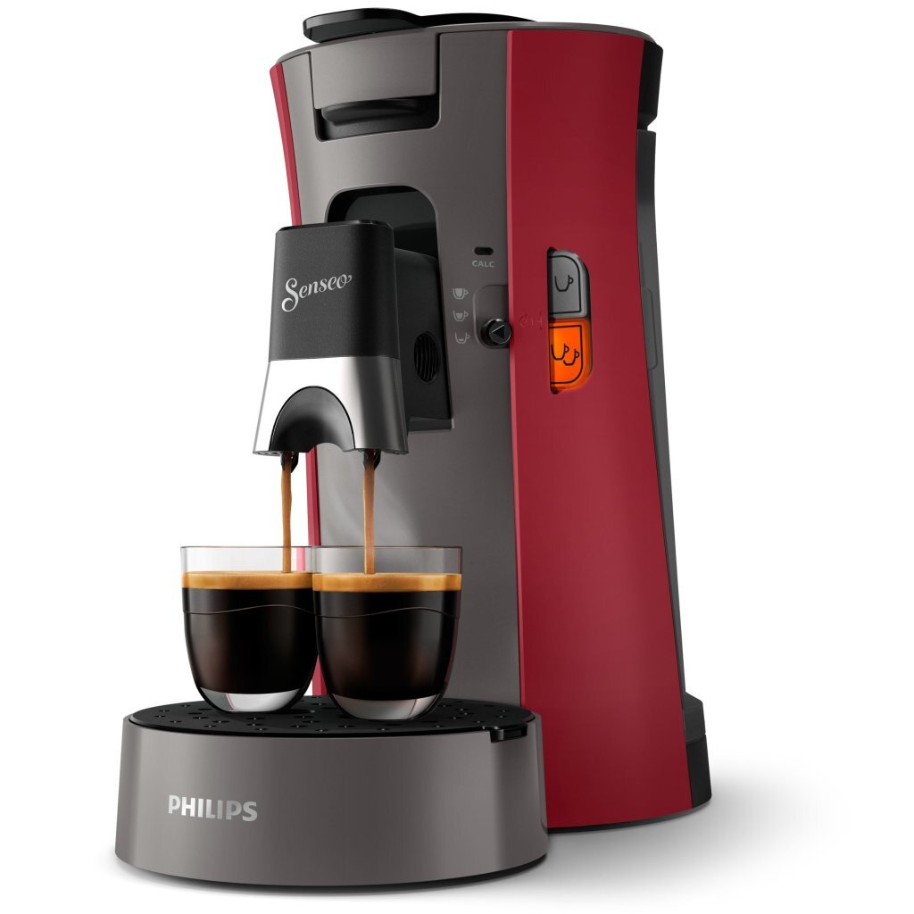 Philips CSA230/90 Senseo Select Coffee Pod Machine Red/Gray