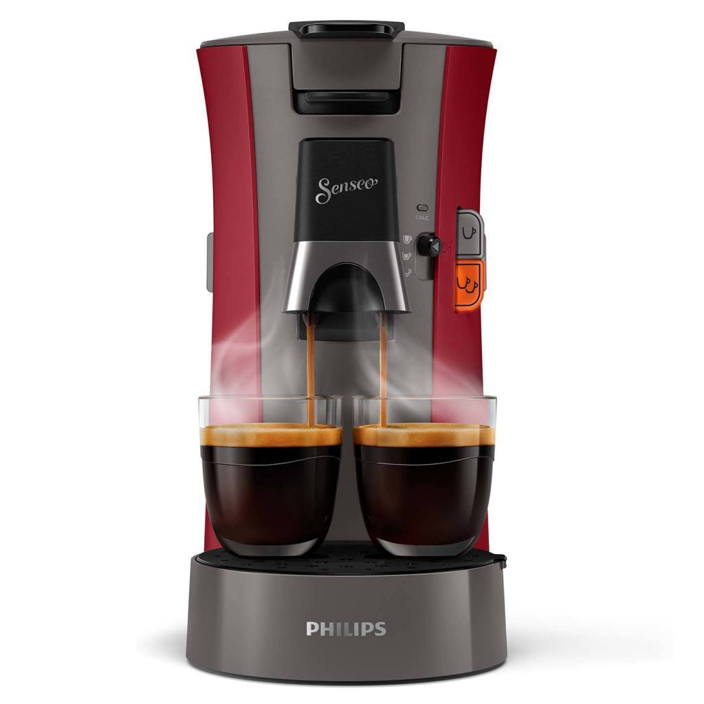 Philips CSA230/90 Senseo Select Coffee Pod Machine Red/Gray