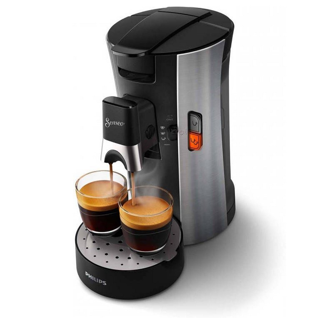 Philips CSA250/10 Senseo Intensity Plus Coffee Pod Machine Black/Stainless Steel 0.9 L