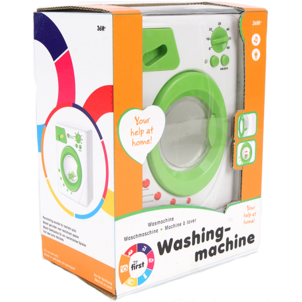 My First Washing Machine Toy - Realistic Sounds - Ages 3+