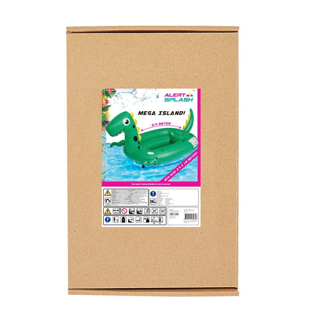 Alert Mega Inflatable Dino Island 240 x 180 cm