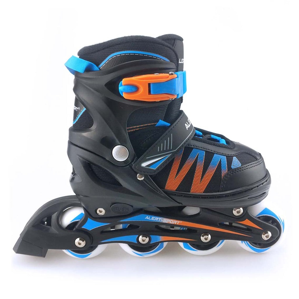 Alert Inline Skates Size 39-42 Blue/Orange/Black