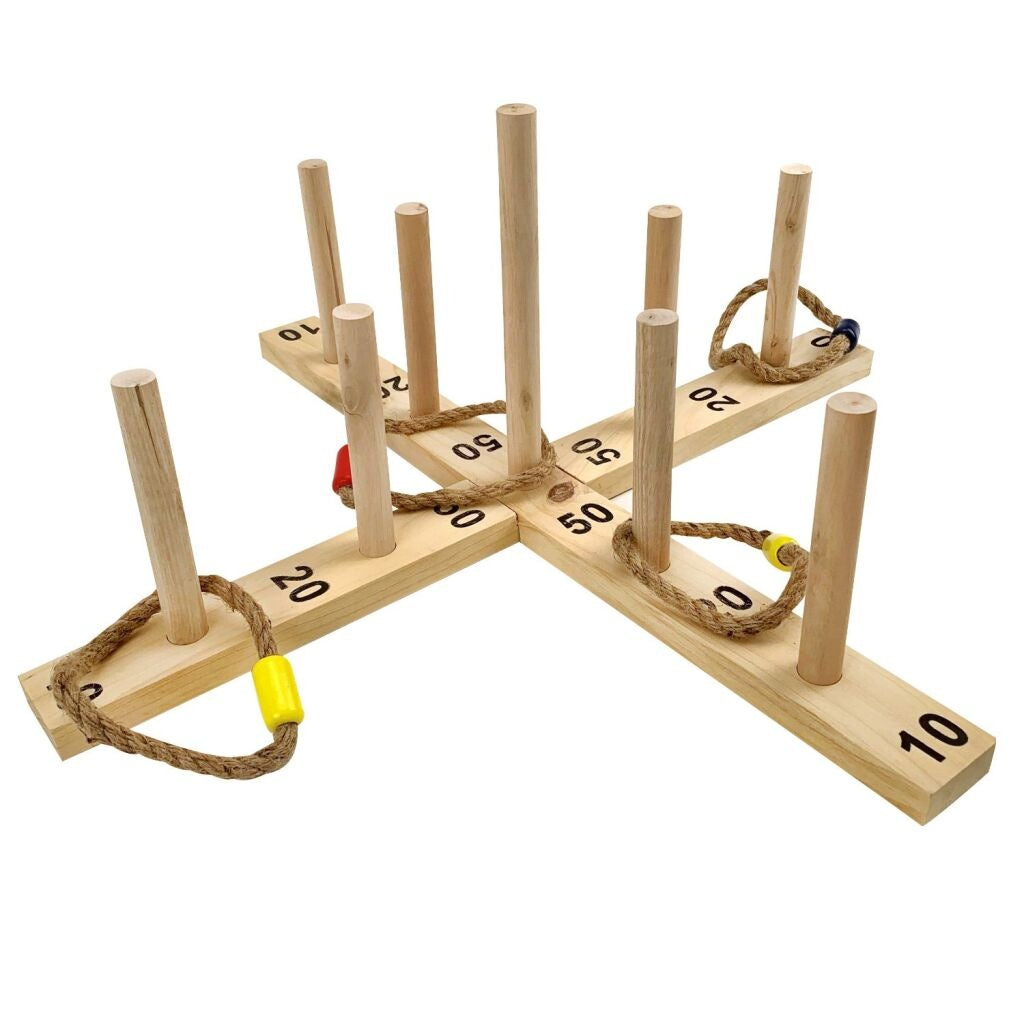 Alert Houten Ringwerpset + 6 Ringen afbeelding 1