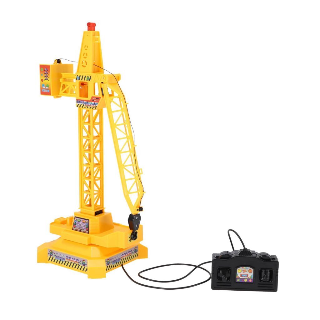 Crane with Cable Control and Movable Trolley - 65 cm High for Ages 3+