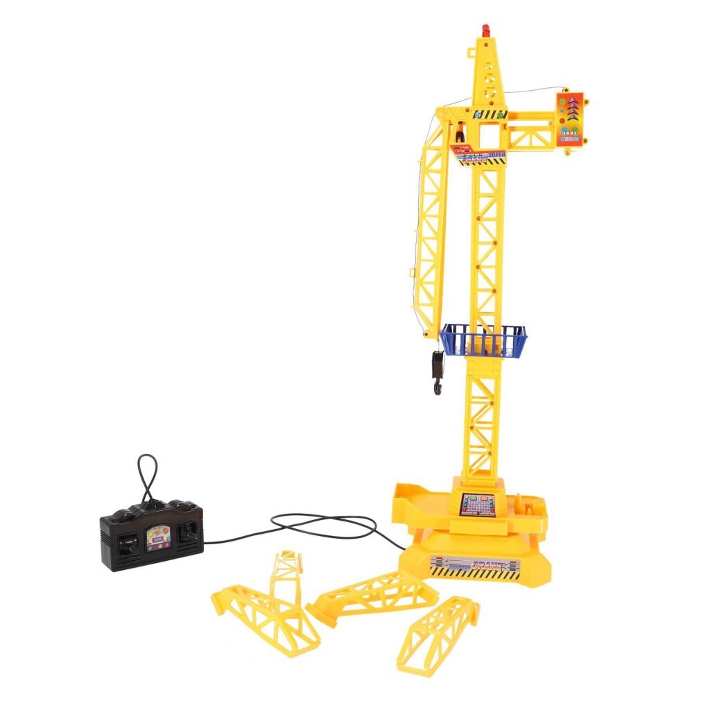 Crane with Cable Control and Movable Trolley - 65 cm High for Ages 3+