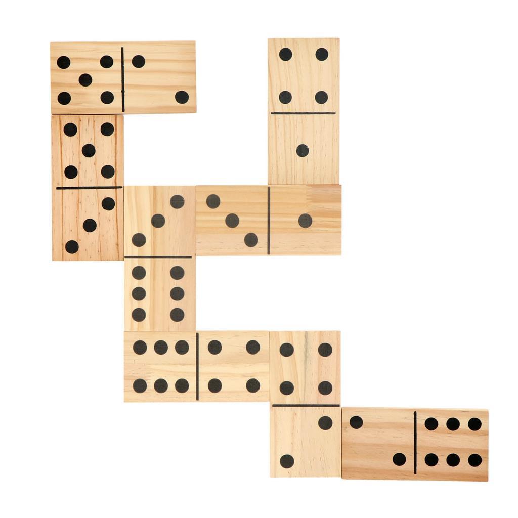Alert Outdoor Wooden XL Domino 28-piece