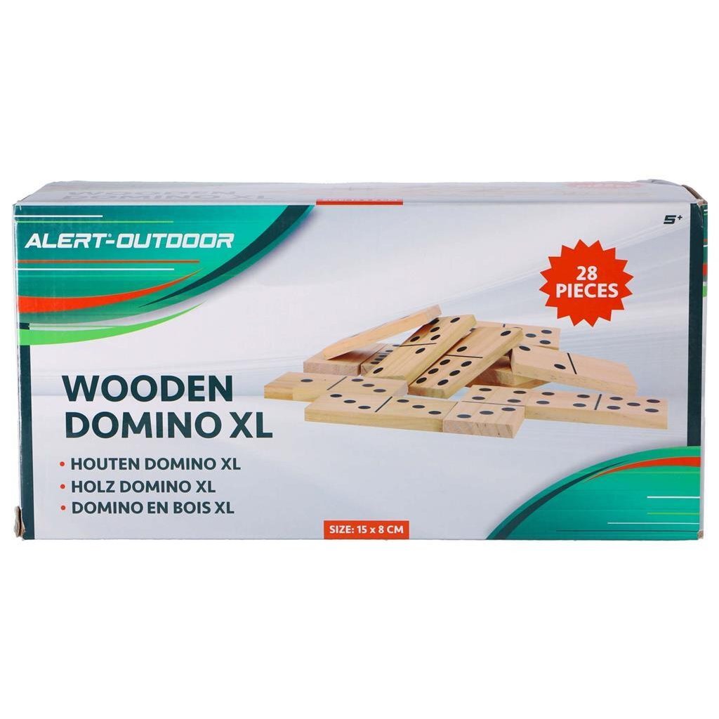 Alert Outdoor Wooden XL Domino 28-piece