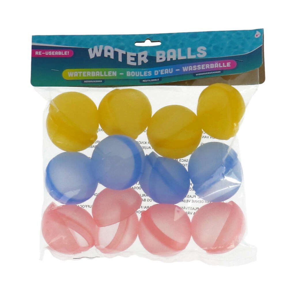 Water Balls 6 cm - 12 Pieces for Fun Water Games