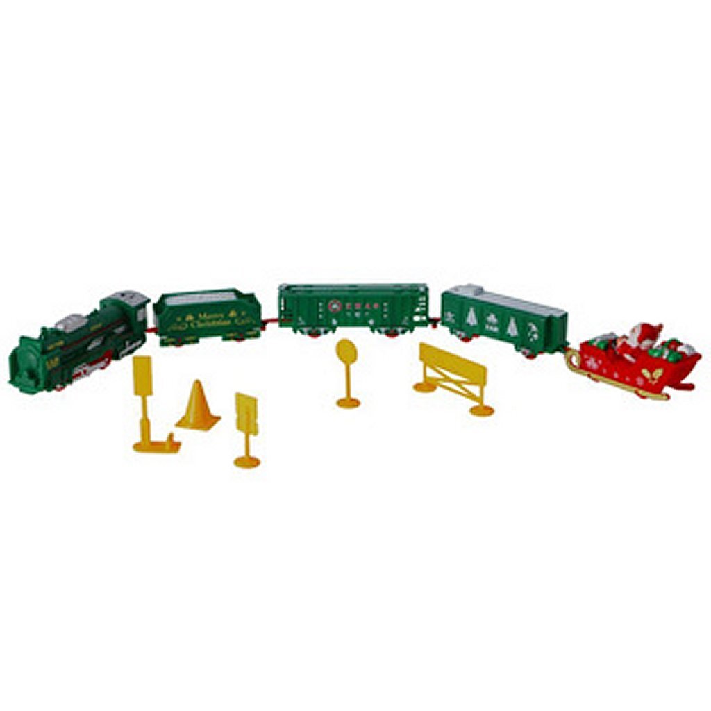 Christmas Train Set with Light and Sound - 25 Pieces 25-piece