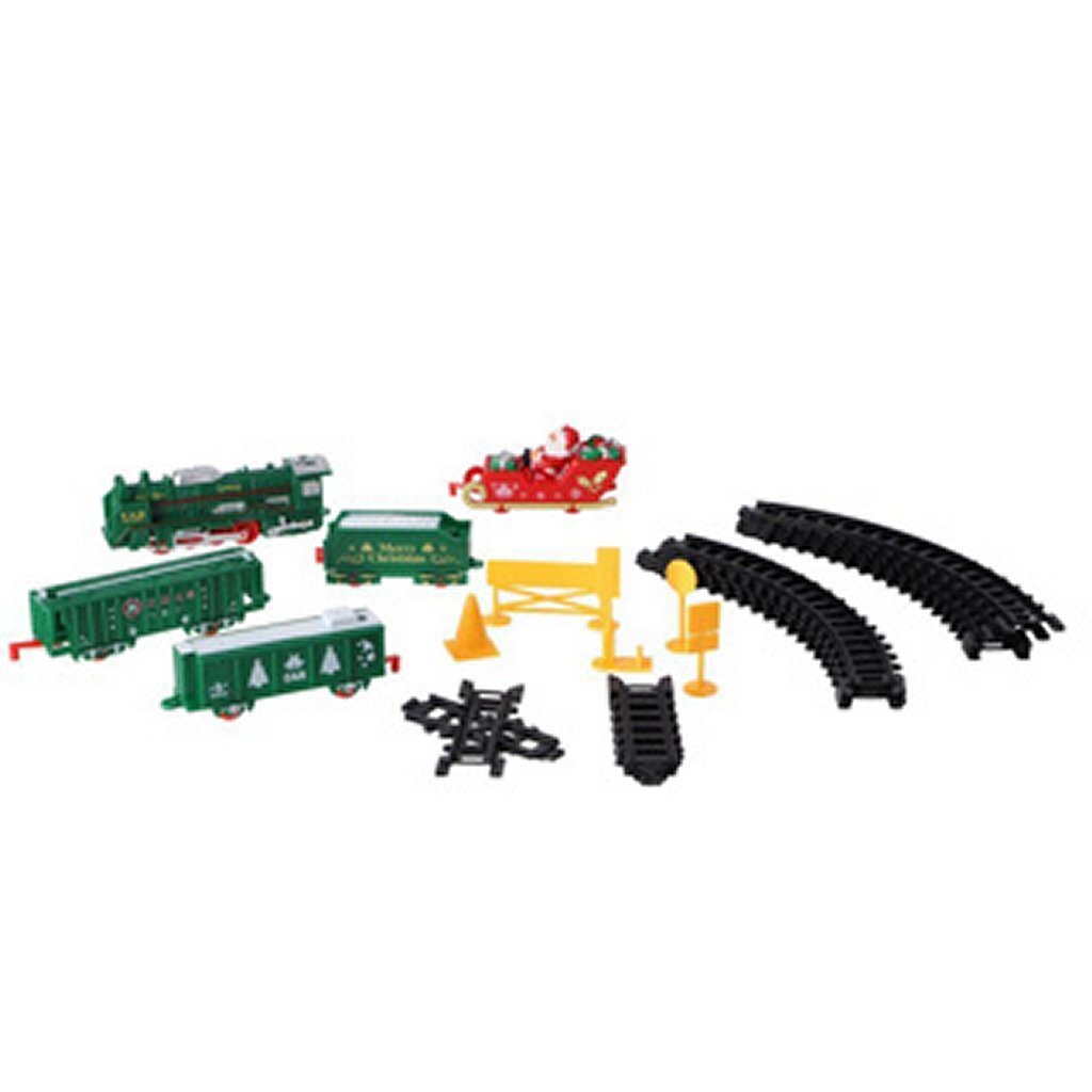 Christmas Train Set with Light and Sound - 25 Pieces 25-piece