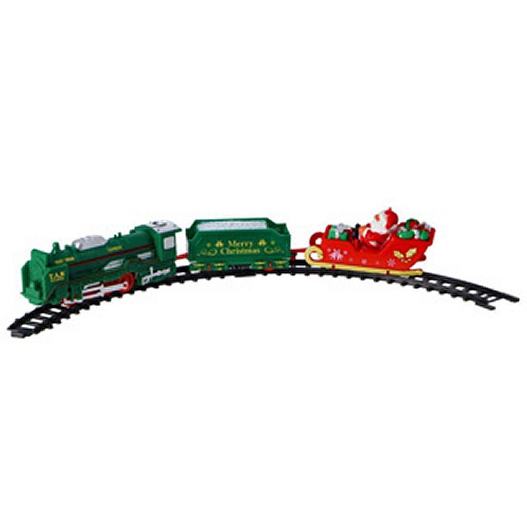 Christmas Train Set with Light and Sound - 25 Pieces 25-piece