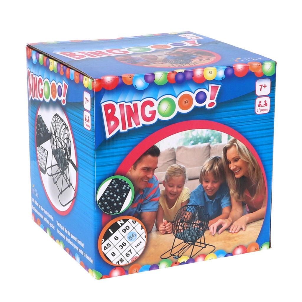 Metal Bingo Wheel Set with 75 Balls, 150 Chips, Scoreboard & 18 Cards