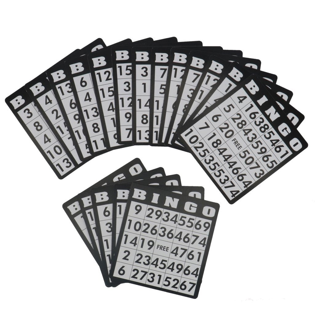 Metal Bingo Wheel Set with 75 Balls, 150 Chips, Scoreboard & 18 Cards