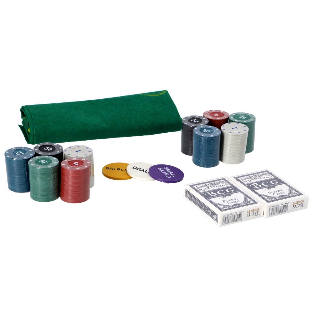 200-piece Tin Poker Set - Complete Poker Game Set for Ages 8+