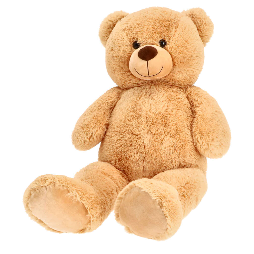 Pluchiez Plush Bear 100 cm Light Brown