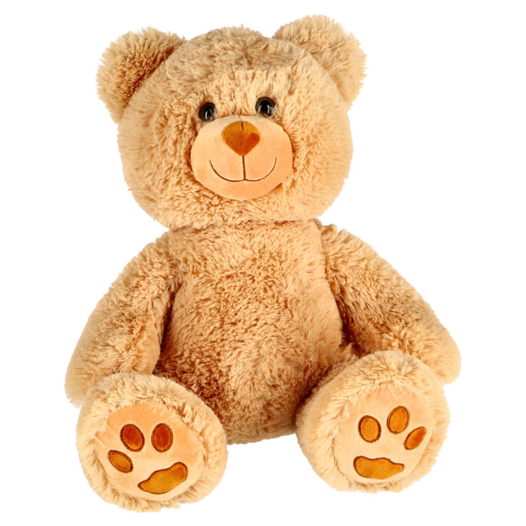 Pluchiez Plush Bear 35 cm Beige - Cuddly Toy for Children