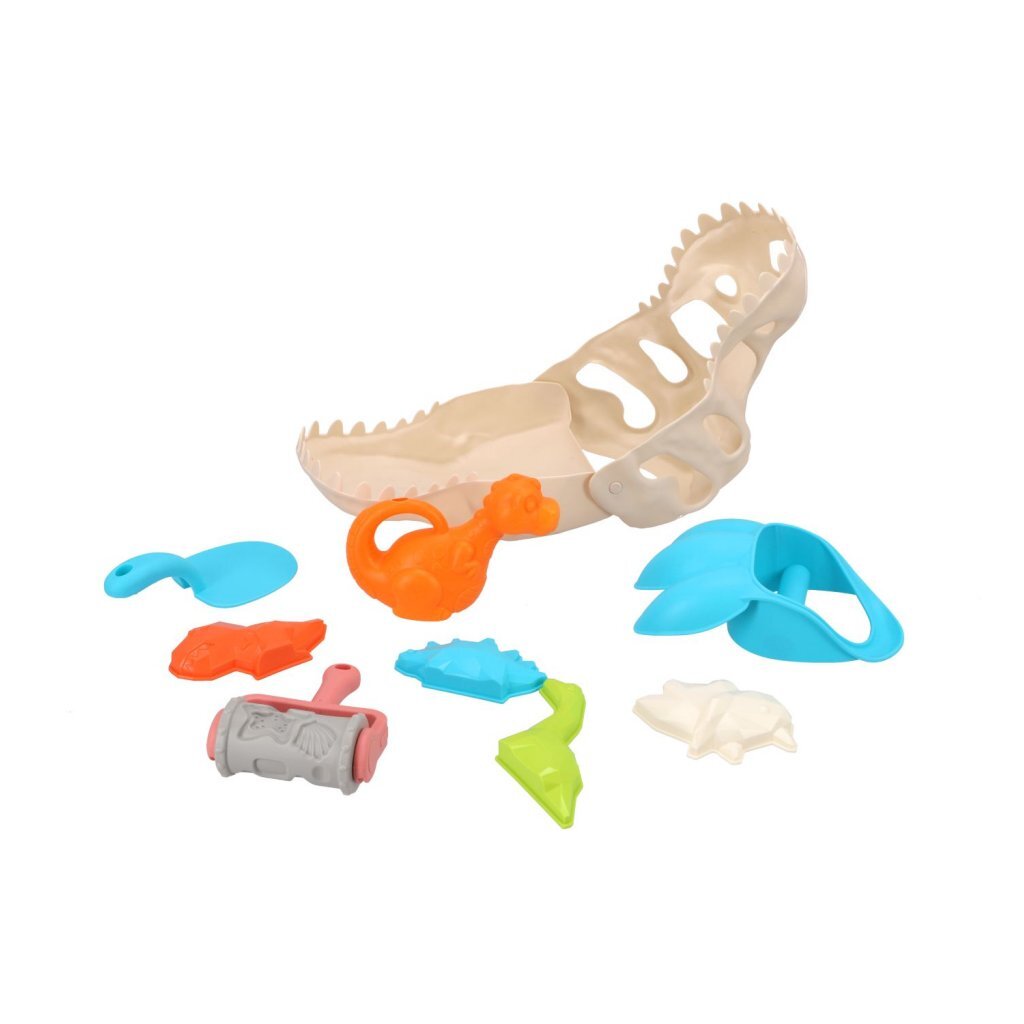 Dino Beach Set with Sand Molds and Shovel