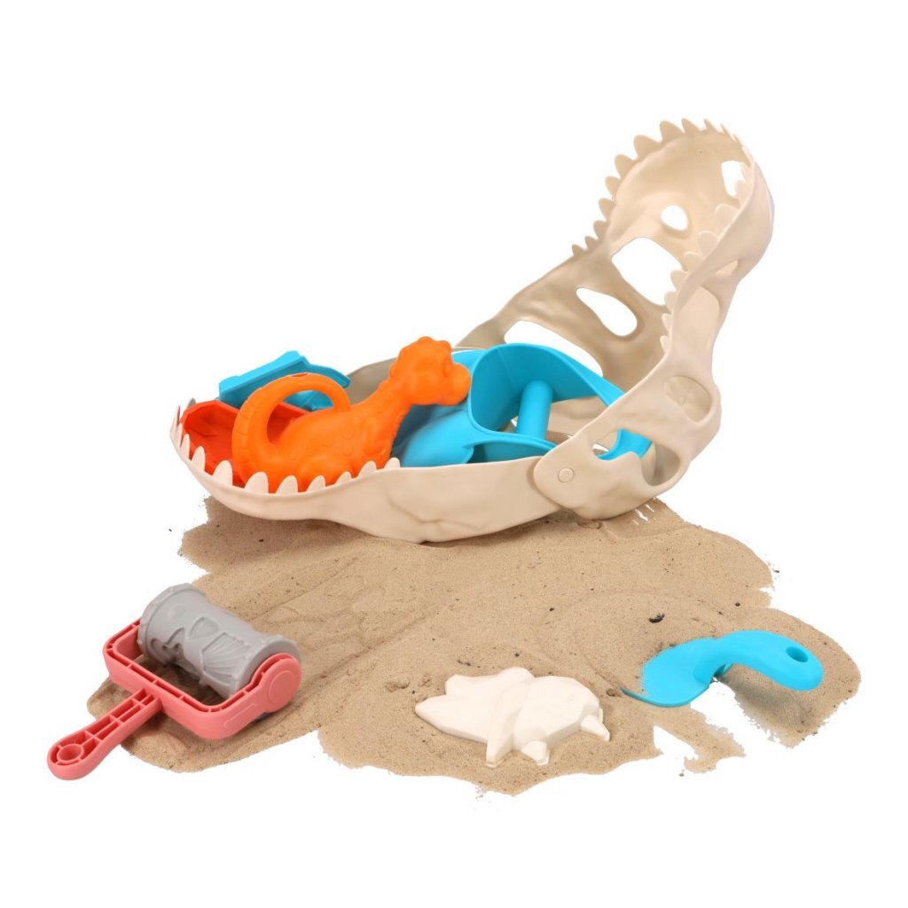 Dino Beach Set with Sand Molds and Shovel