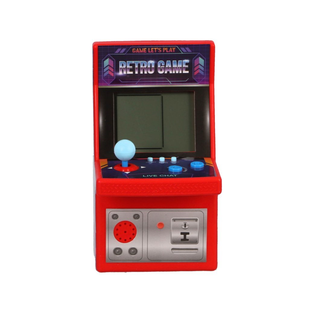 Assorted Arcade Game - Retro Brickgame Machines in Red and Blue