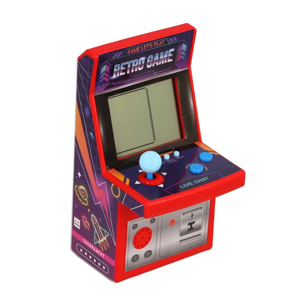 Assorted Arcade Game - Retro Brickgame Machines in Red and Blue