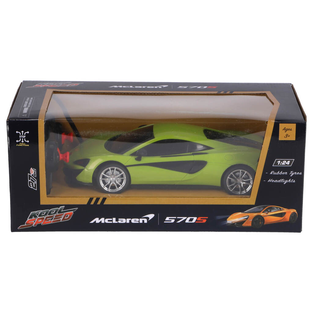 RC McLaren 570S 1:24 with Light Neon Green