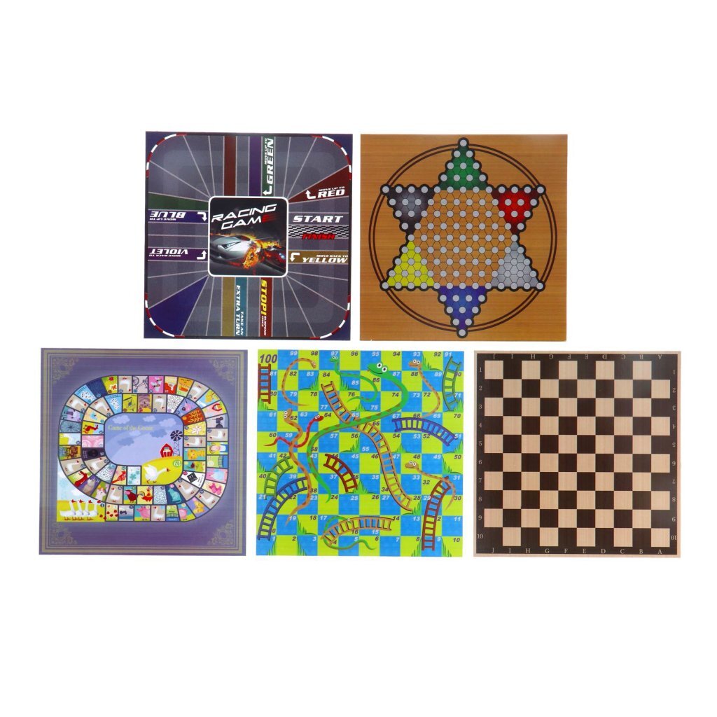 Game Box 100-in-1 Games for 2-8 Players Aged 6+