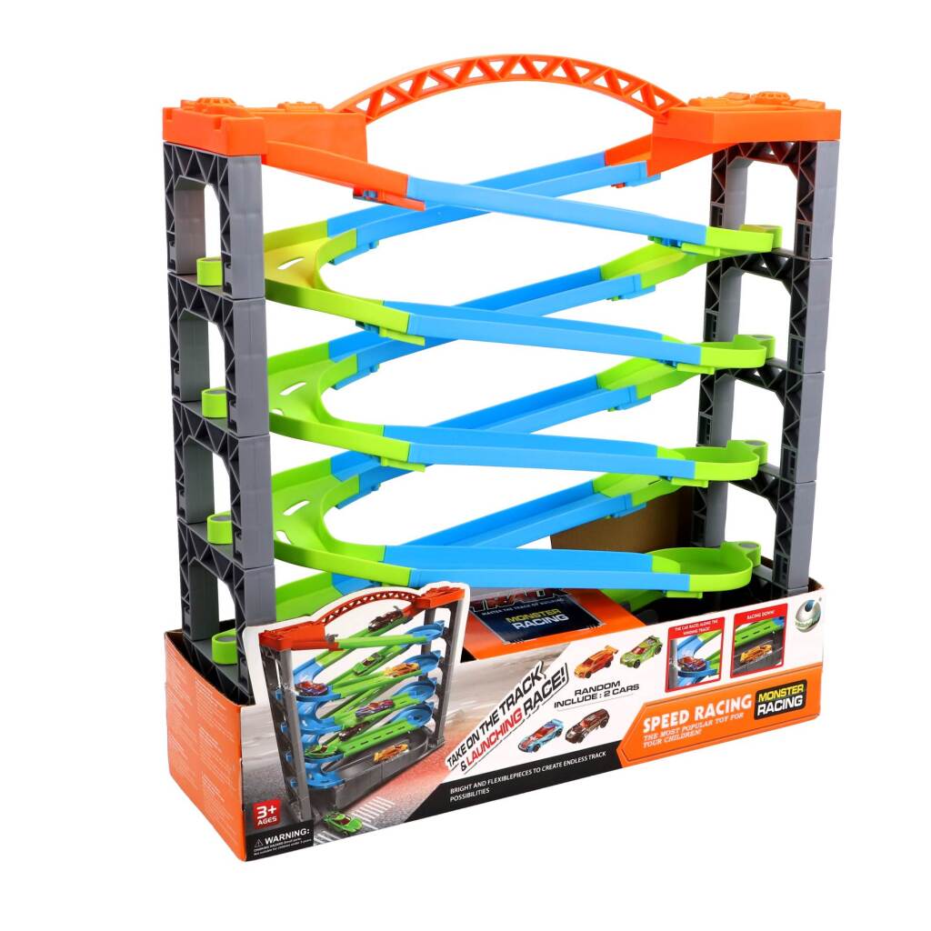 Deluxe Race Track 5 Layers + 2 Race Cars