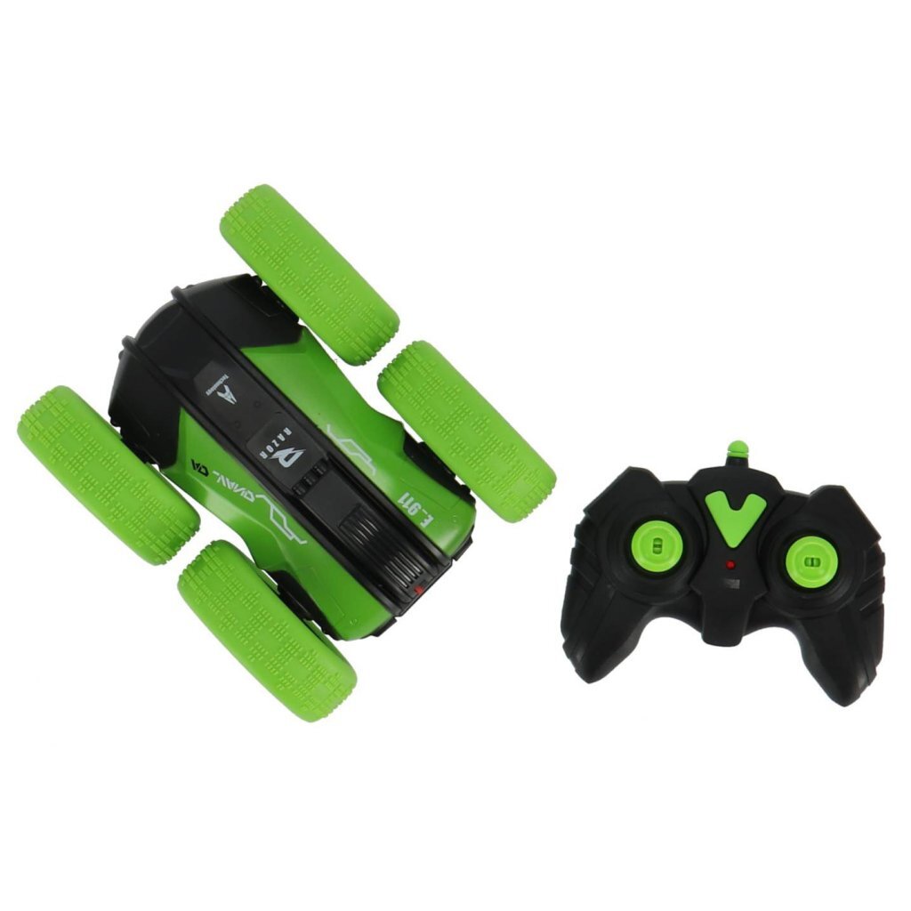 Rapid Wheels RC Flipover Car Green Light