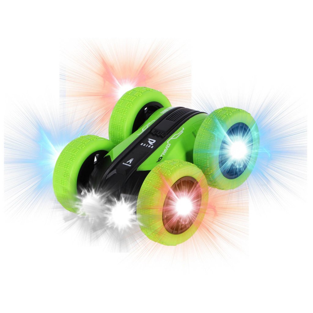 Rapid Wheels RC Flipover Car Green Light