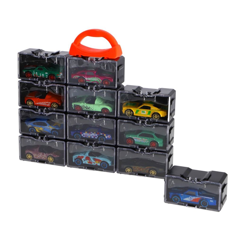 Rapid Wheels Storage Box with 2 Die-Cast Vehicles - Not Suitable for Children Under 3