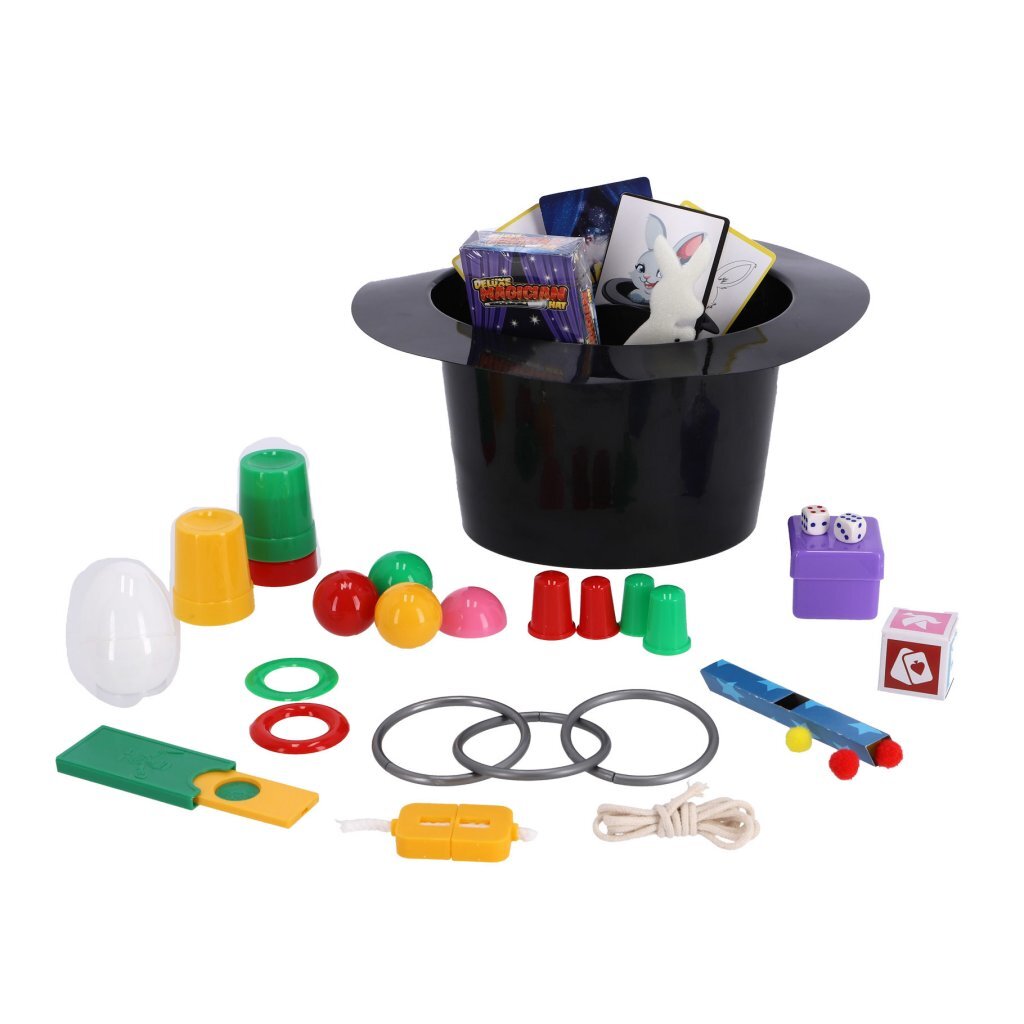 Magic Hat Magic Box with 150 Tricks - Complete Set for Young Magicians
