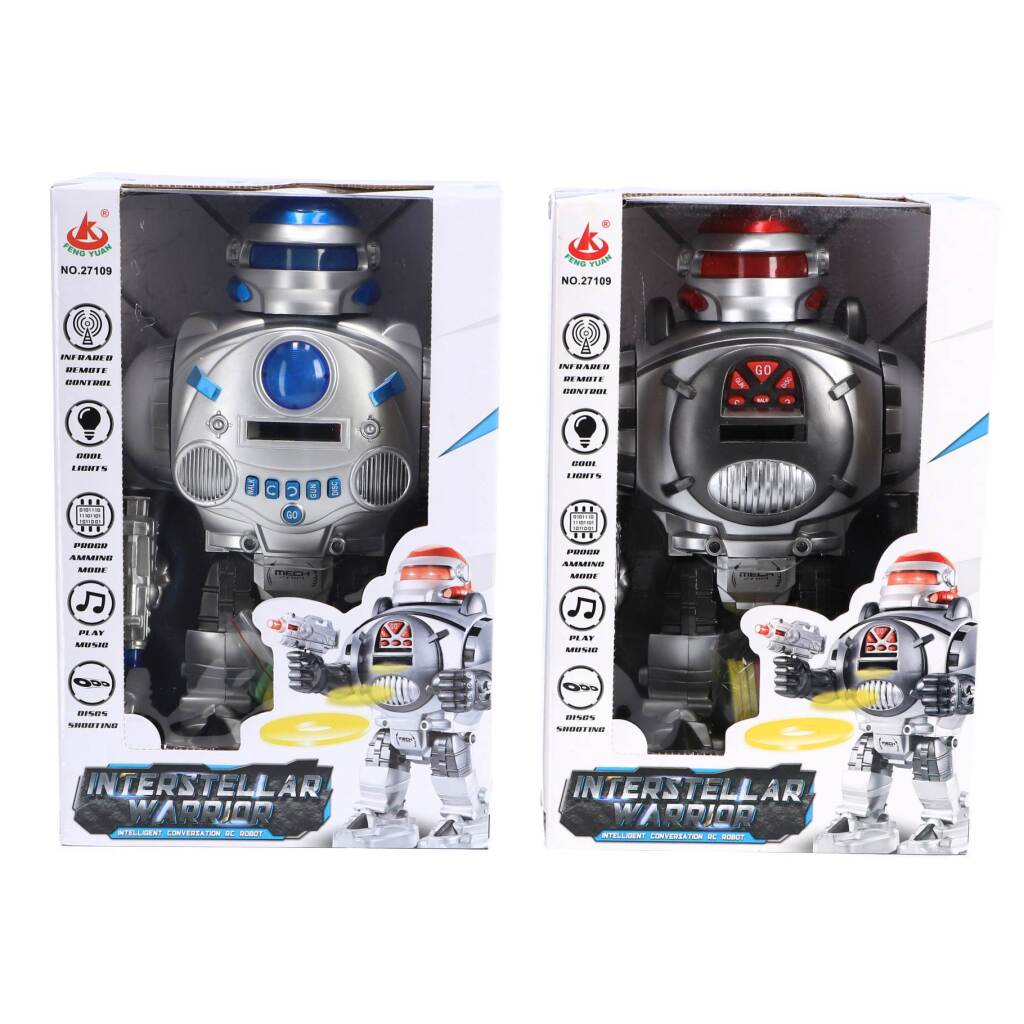 RC Robot Interstellar Warrior + Light and Sound Assortment