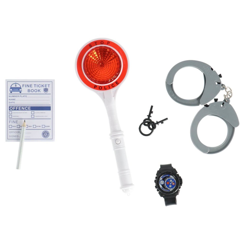 Police Playset with Light - Fun Law Enforcement Toy for Ages 3+