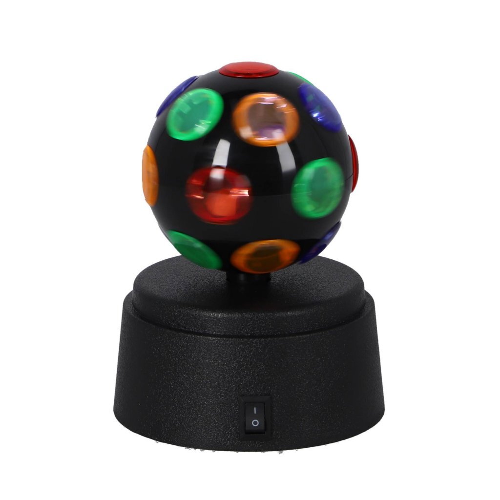 LED Mini Disco Ball Black for Parties