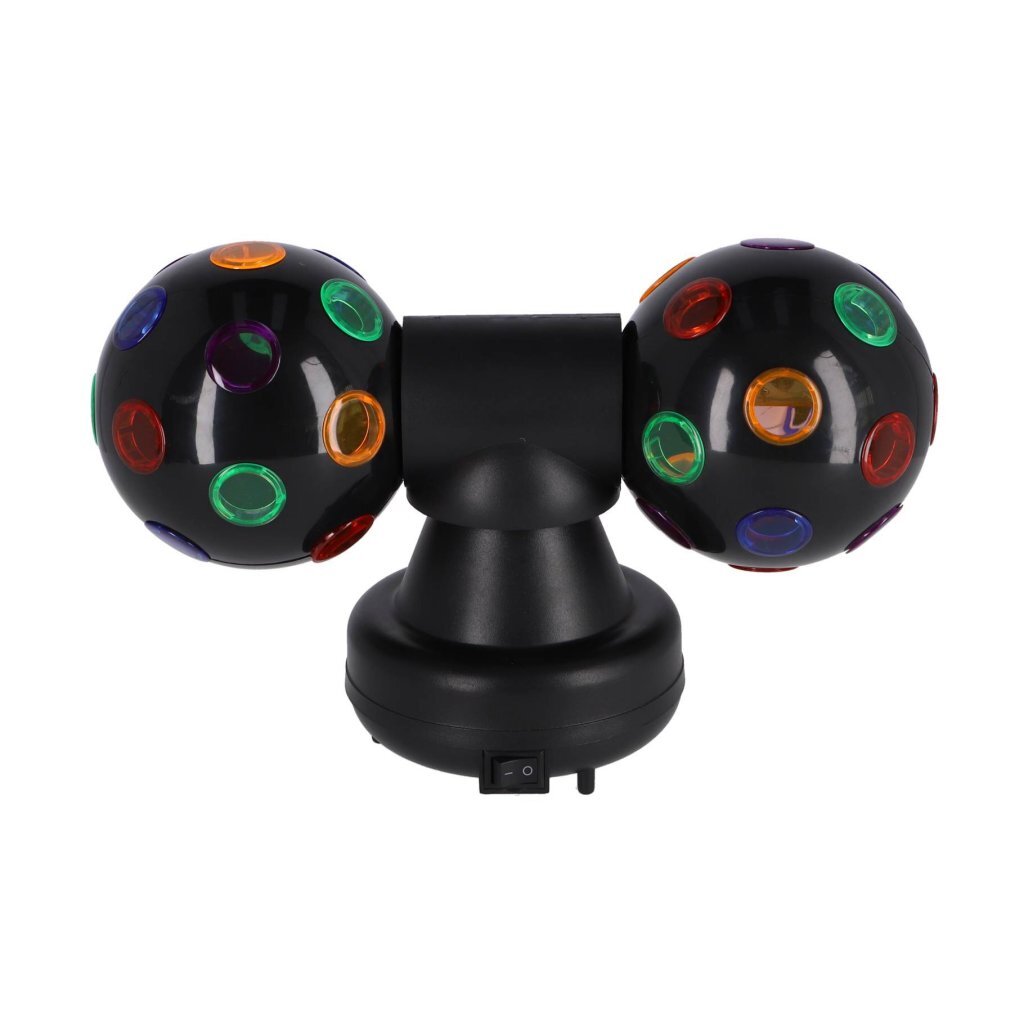 Party Time Twin Disco Ball Black