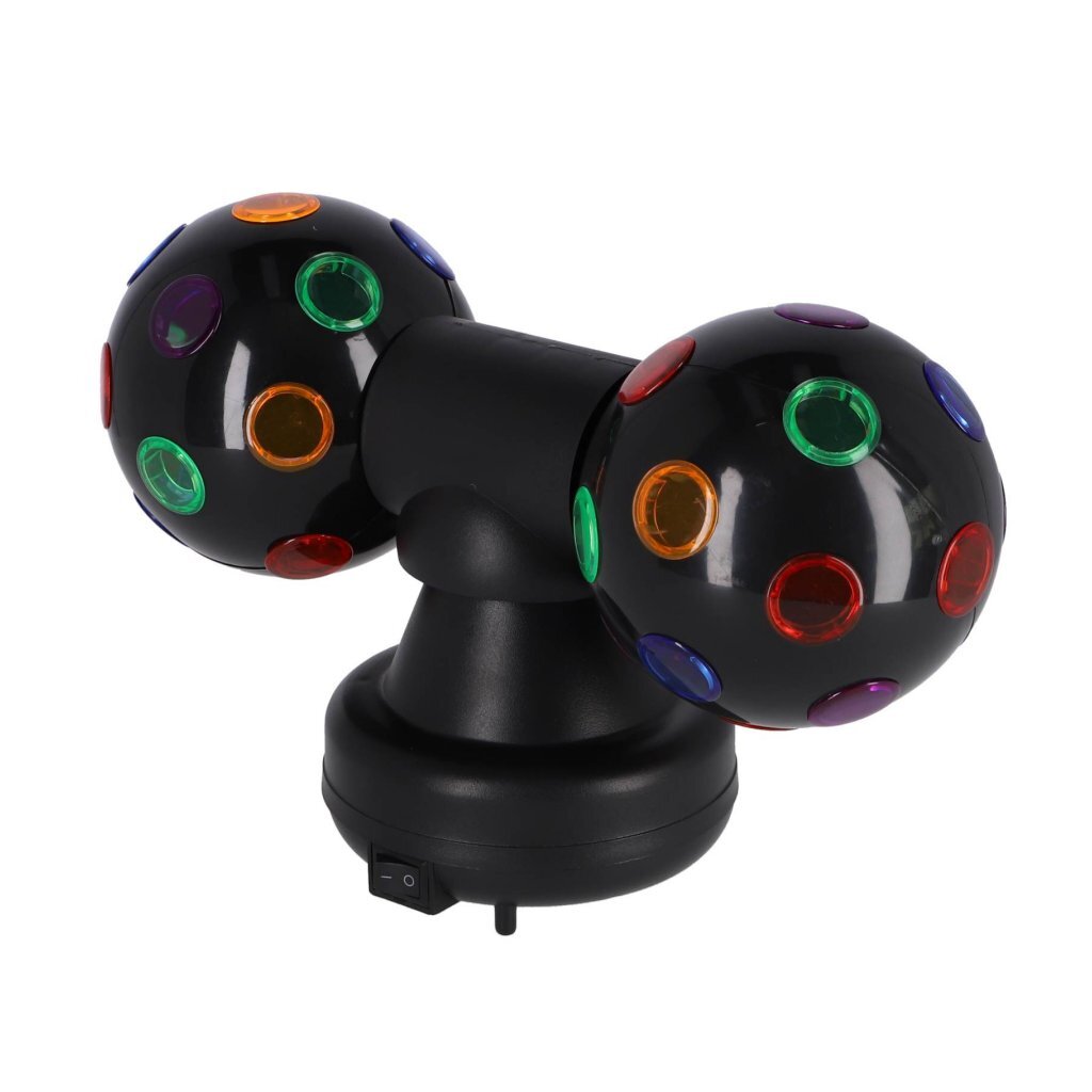 Party Time Twin Disco Ball Black