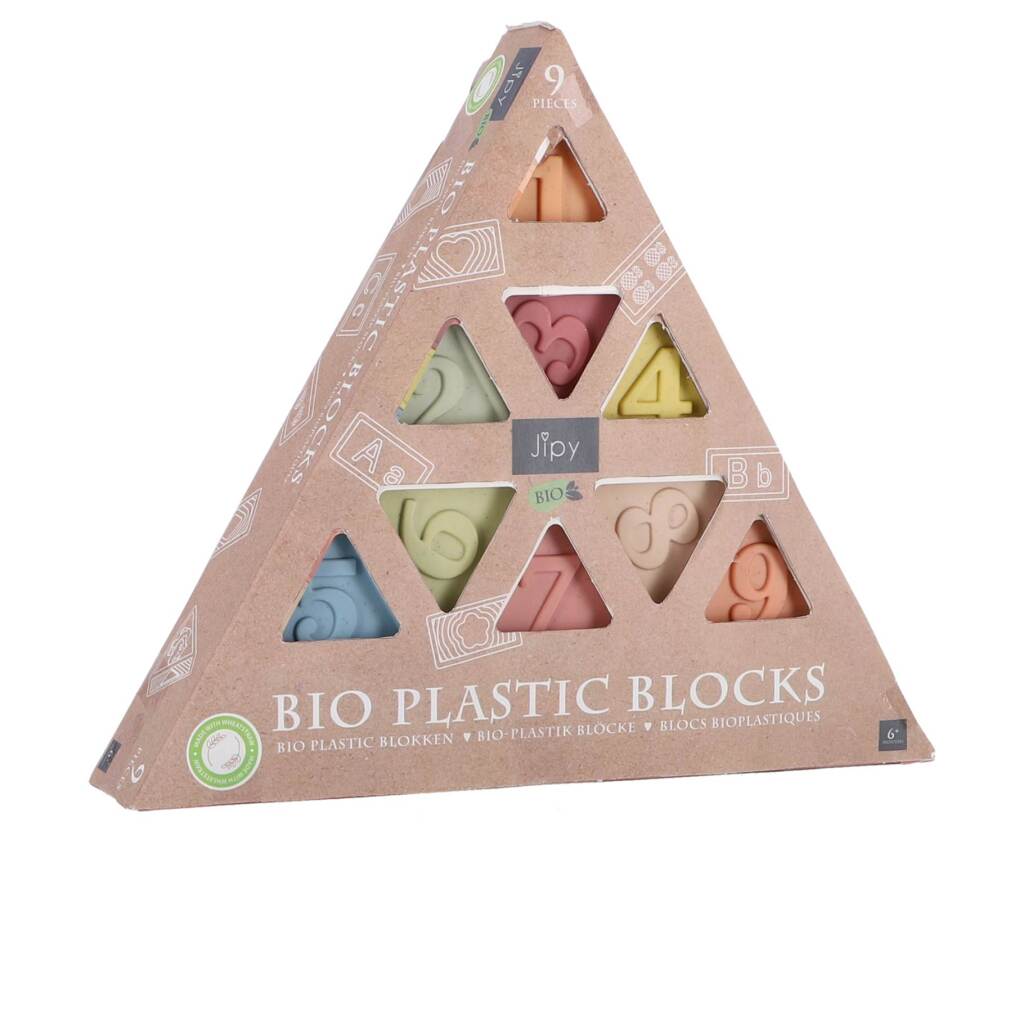 Jipy Bioplastic Soft Blocks Triangle - 9-Piece Set