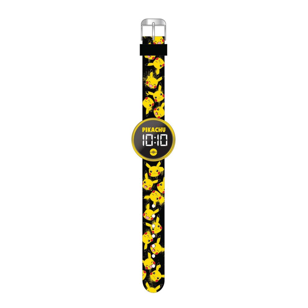 Accutime Pokémon LED Round Clock - Kids' Round LED Clock