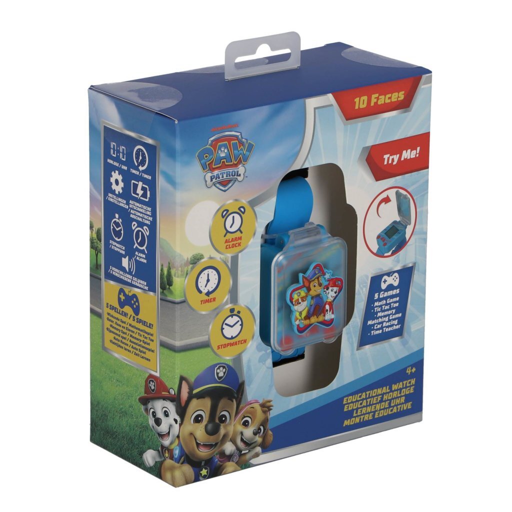 Paw Patrol Play and Learn Watch Blue - Interactive Watch for Kids