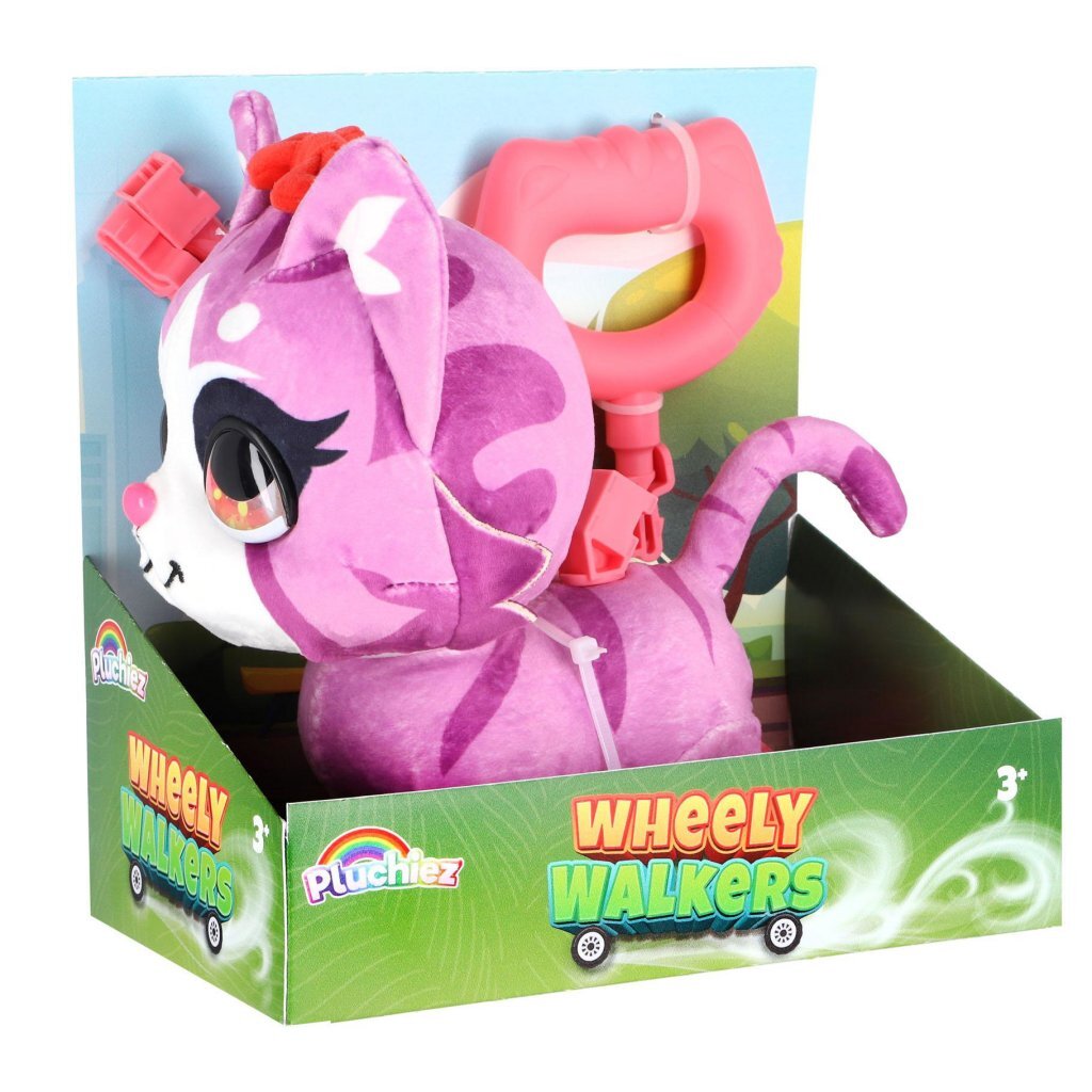 Pluchiez Plush Cat with Sound - Soft Toy for Kids 3+